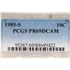 Image 3 : 1985-S ROOSEVELT DIME PCGS PR69 DCAM