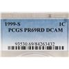 Image 3 : 1999-S LINCOLN CENT PCGS PR69RD DCAM