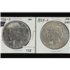 Image 1 : 1926-S & 1934-S PEACE SILVER DOLLARS 34-S KEY DATE