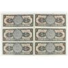 Image 1 : 6 CRISP UNC MEXICO PESOS 4-1961'S & 2-1967'S