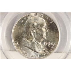 1954-D FRANKLIN HALF DOLLAR PCGS MS64