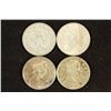 Image 2 : 1957,66,67 & 67 CANADA SILVER 25 CENTS