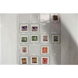 14 WWII GERMAN NAZI STAMPS "MEDICINE" OVER HALF