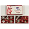 Image 1 : 1999 US SILVER PROOF SET (WITH BOX)