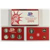 Image 2 : 1999 US SILVER PROOF SET (WITH BOX)