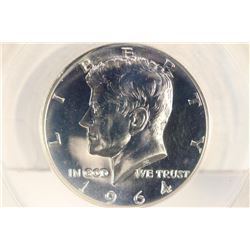 1964 TYPE I STRAIGHT G 90% SILVER KENNEDY HALF $