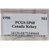 Image 3 : 1990 CANADA KELSEY SILVER DOLLAR PCGS SP68