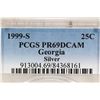 Image 3 : 1999-S SILVER GEORGIA QUARTER PCGS PR69 DCAM