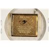 Image 2 : 8.7 GRAM 24KT GOLD PLATED STERLING SILVER INGOT