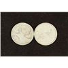 Image 1 : 1940 & 1963 CANADA SILVER 25 CENTS