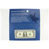 Image 1 : 2000 TEXAS $1 LONE STAR NOTE CRISP UNC