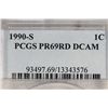 Image 3 : 1990-S LINCOLN CENT PCGS PR69RD DCAM