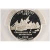 Image 1 : 1999-S SILVER NEW JERSEY QUARTER PCGS PR69 DCAM