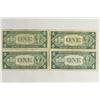 Image 2 : 4 ASSORTED 1935 $1 SILVER CERTIFICATES