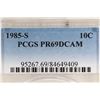 Image 3 : 1985-S ROOSEVELT DIME PCGS PR69 DCAM