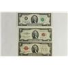Image 1 : 1928-D & 1953 $2 US NOTES & 1976 $2 FRN