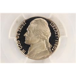 1980-S JEFFERSON NICKEL PCGS PR69 DCAM