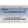 Image 3 : 1999-S LINCOLN CENT PCGS PR69RD DCAM