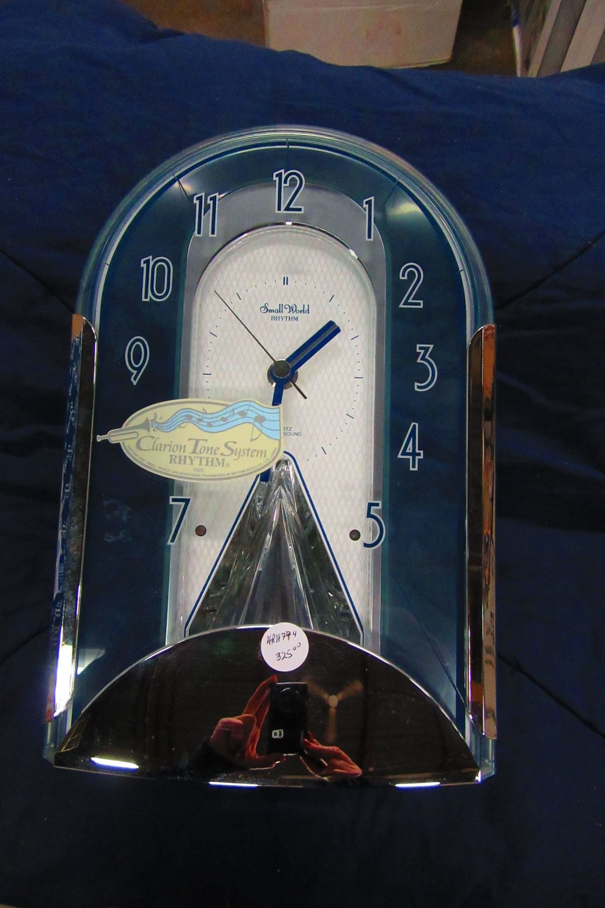 NEW RHYTHM "SMALL WORLD" MANTLE CLOCK