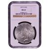 Image 1 : 1927-D $1 Peace Silver Dollar Coin NGC MS63