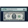 Image 1 : 1928 $100 San Francisco Federal Reserve Note PMG 64