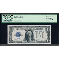 1928A $1 Silver Certificate PCGS 68PPQ