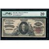 1891 $20 Silver Certificate PMG 20