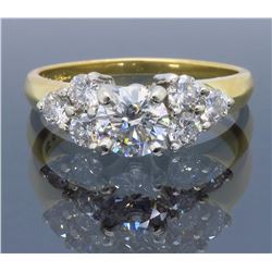 18KT Yellow Gold 0.53ct GIA Cert Diamond Ring