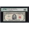 1963 $5 Legal Tender Note PMG 66EPQ