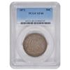Image 1 : 1872 Seated Liberty Half Dollar Coin PCGS XF40