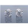 Image 1 : Platinum 2.07ctw Diamond Stud Earrings