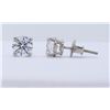 Image 3 : Platinum 2.07ctw Diamond Stud Earrings