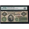 Image 1 : 1862 $2 Legal Tender Note PMG 40