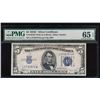 Image 1 : 1934C $5 Silver Certificate PMG 65EPQ