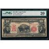 Image 1 : 1901 $10 Legal Tender Bison Note PMG 20