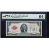 Image 1 : 1928A $2 Legal Tender Note PMG 64EPQ