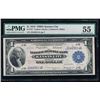 Image 1 : 1918 $1 Kansas City Large Federal Reserve Bank Note PMG 55