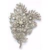 Image 3 : Platinum 9.30ctw Pearl and Diamond Brooch