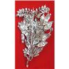 Image 5 : Platinum 9.30ctw Pearl and Diamond Brooch