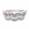 Image 1 : 14KT White Gold 0.84ctw Diamond Ring