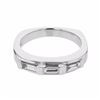 Image 1 : 18KT White Gold 0.51ctw Diamond Ring