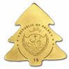 Image 2 : $1 Palau 1/2 Gram Golden Christmas Tree Coin