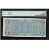 Image 2 : 1864 $5 Confederate States of America Note PMG 58