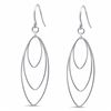 Image 1 : Sterling Silver Polished Dangle Earrings