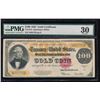 Image 1 : 1922 $100 Gold Certificate PMG 30