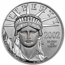 2002 $100 Platinum 1oz American Eagle Coin