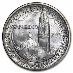 1935-S San Diego Commemorative Half Dollar Coin