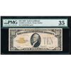 Image 1 : 1928 $10 Gold Certificate PMG 35