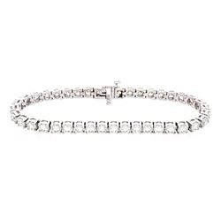 14KT White Gold 10.00ctw Diamond Tennis Bracelet