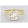 Image 5 : 14K Yellow Gold 1.28ct Light Chocolate Diamond Ring